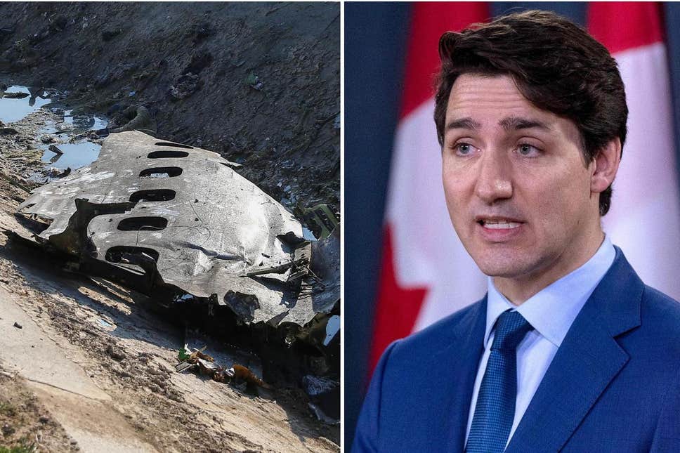 Justin Trudeau, Irán, avión, Canadá