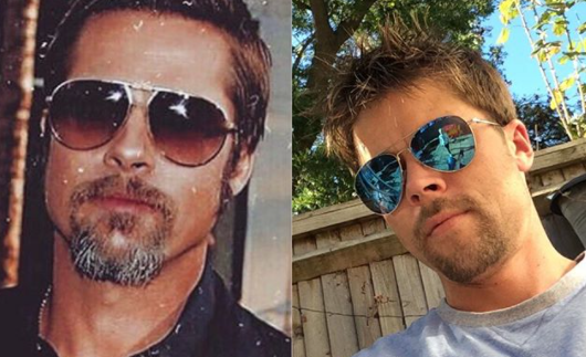 atractivo, Brad Pitt, albañil, EEUU, parecido, famoso