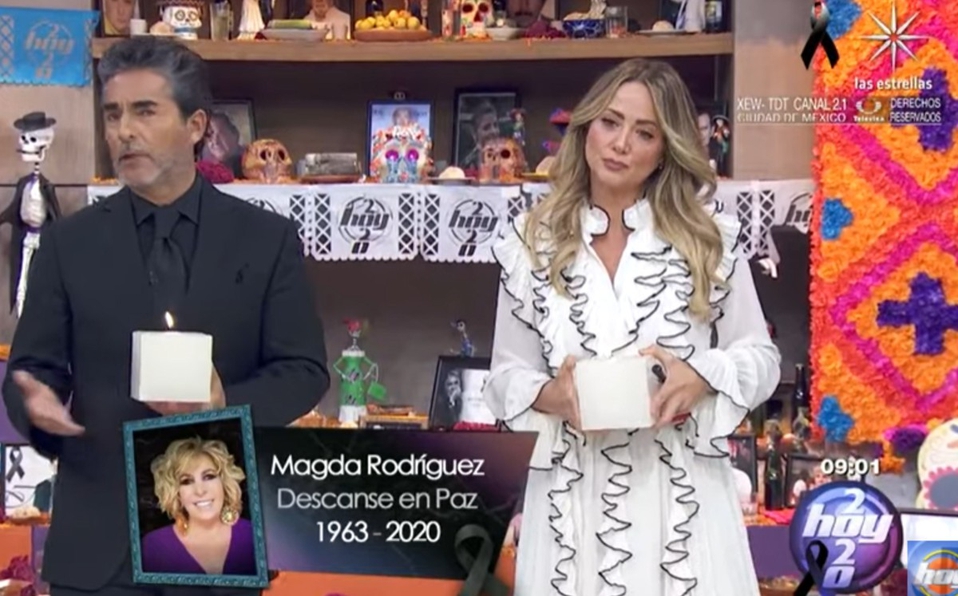 programa matutino, Magda Rodríguez, productora, Televisa, fallecimiento, homenaje