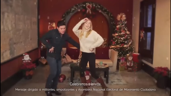 Samuel García, Mariana Rodríguez, video musical, Navidad, redes sociales, viral