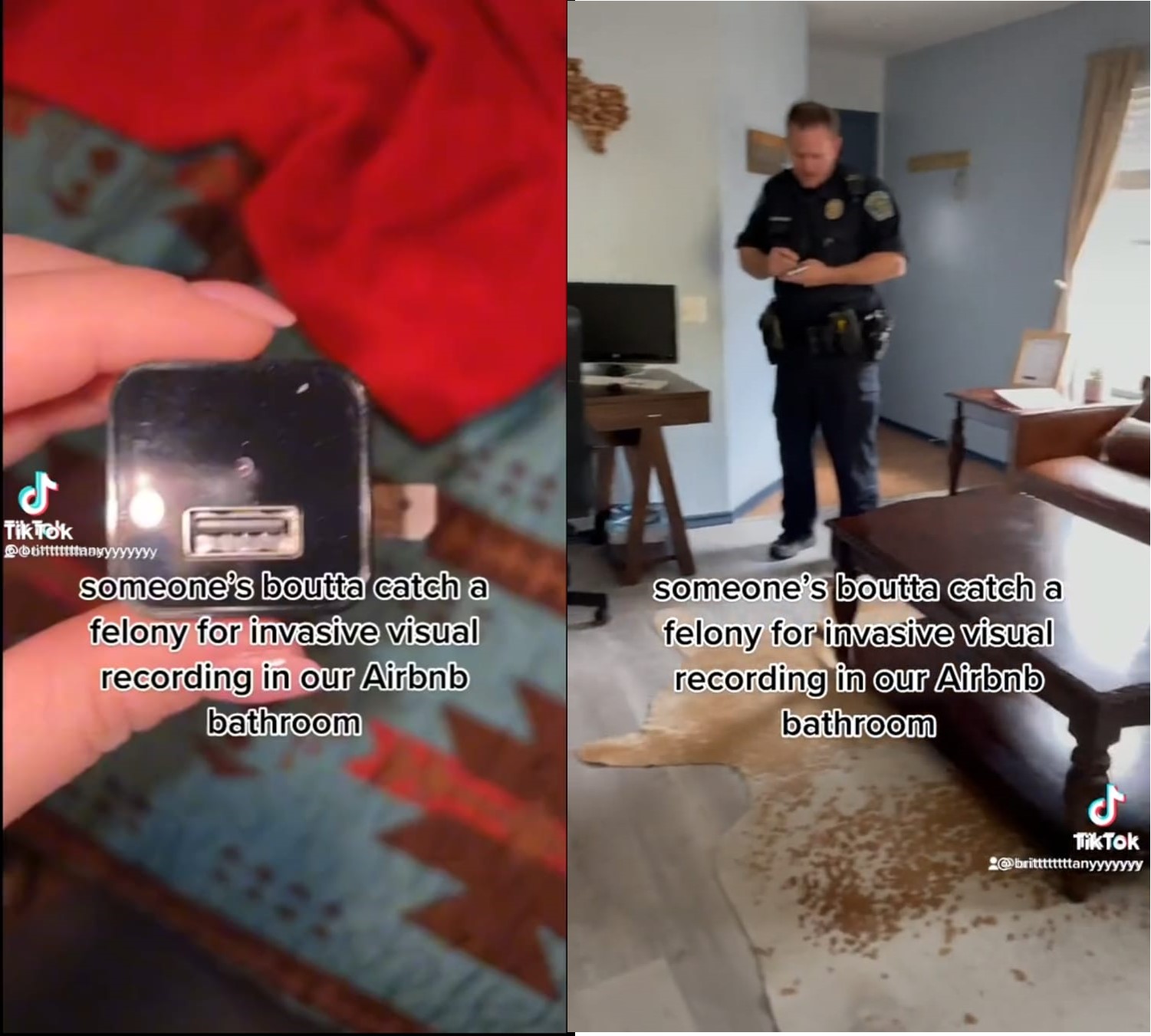 heroína Suministro golpear VIDEO: Joven encuentra cámara escondida en su Airbnb