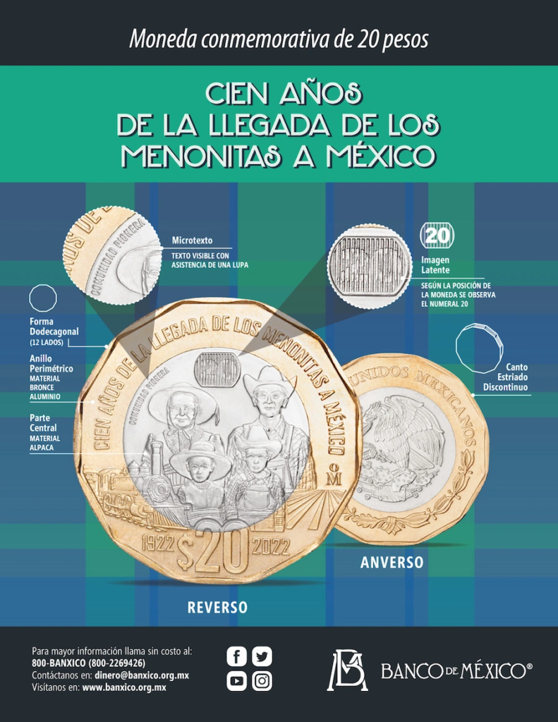 Así luce la nueva moneda de 20 pesos lanzada por Banxico