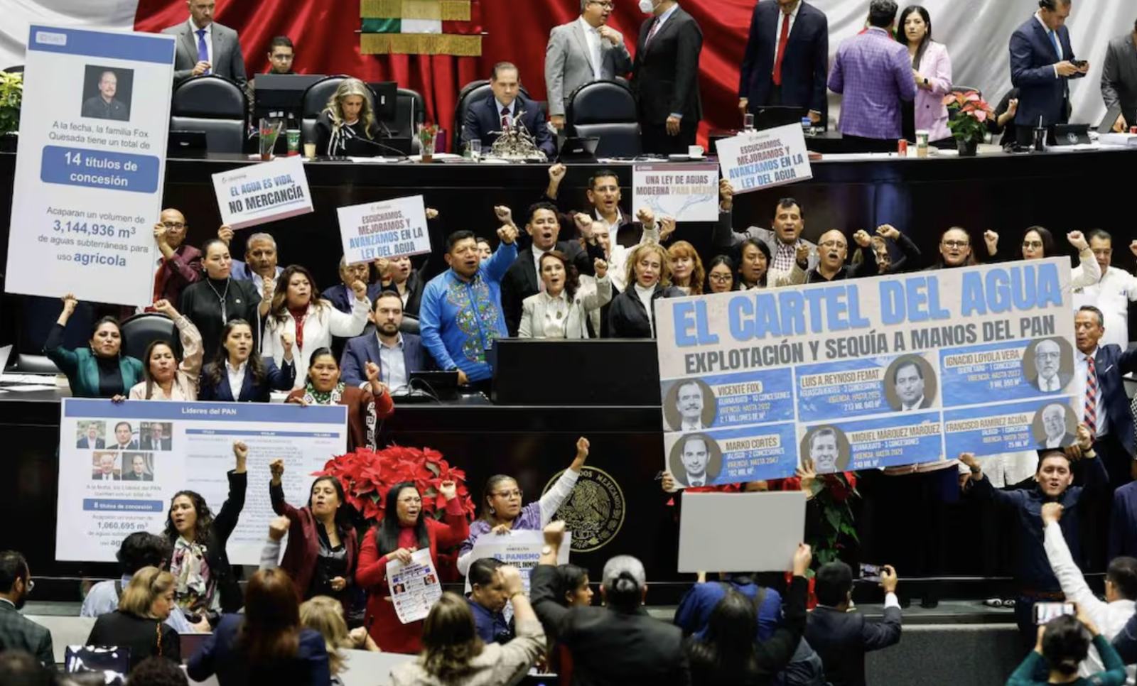 Morena y sus aliados en la Cámara de Diputados aprobaron en lo general la reforma a la Ley de Aguas y la creación de la Ley General de Aguas