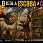Donald le da la escoba a Claudia