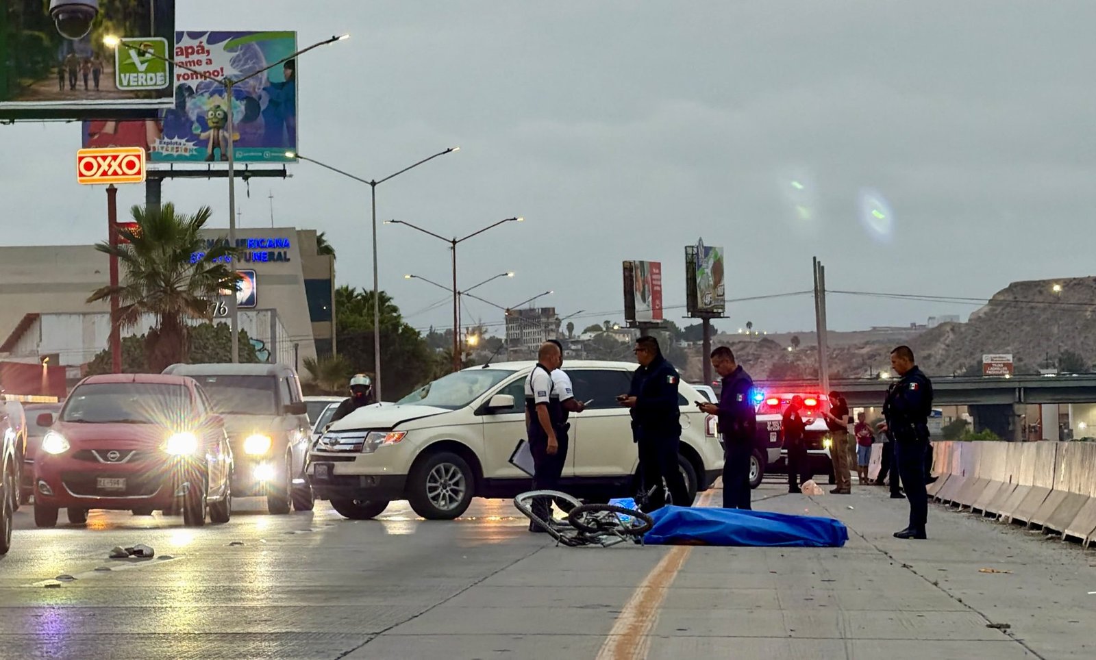 ciclista atropellado vía rápida